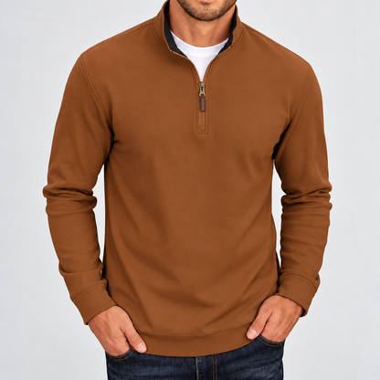 Bleamme Fleece Quarter Zip Sweater