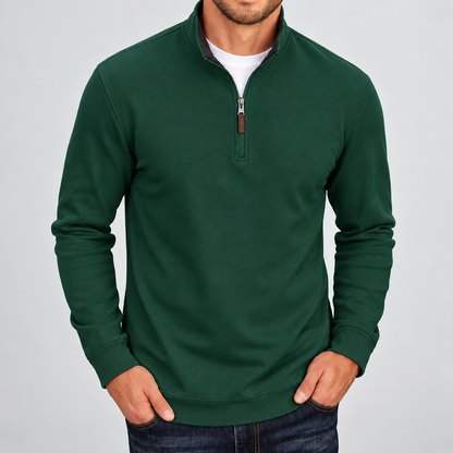 Bleamme Fleece Quarter Zip Sweater