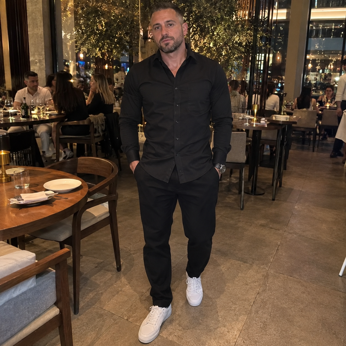Bleamme Office Flex Dress Shirt